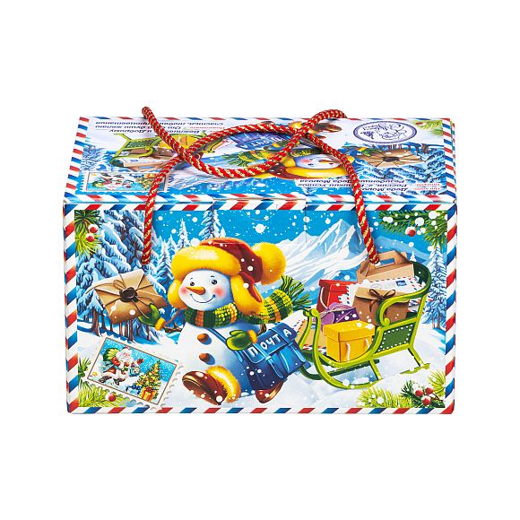 Сладкий новогодний подарок  Почтальон Снежкин