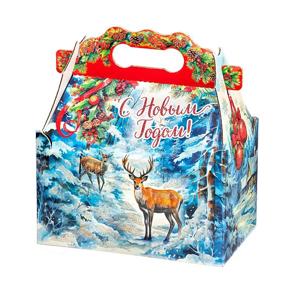 Сладкий новогодний подарок Зимний лес