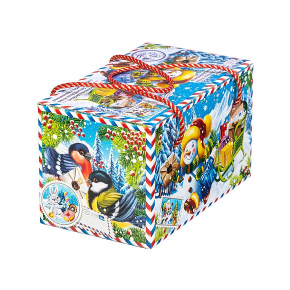 Сладкий новогодний подарок  Почтальон Снежкин